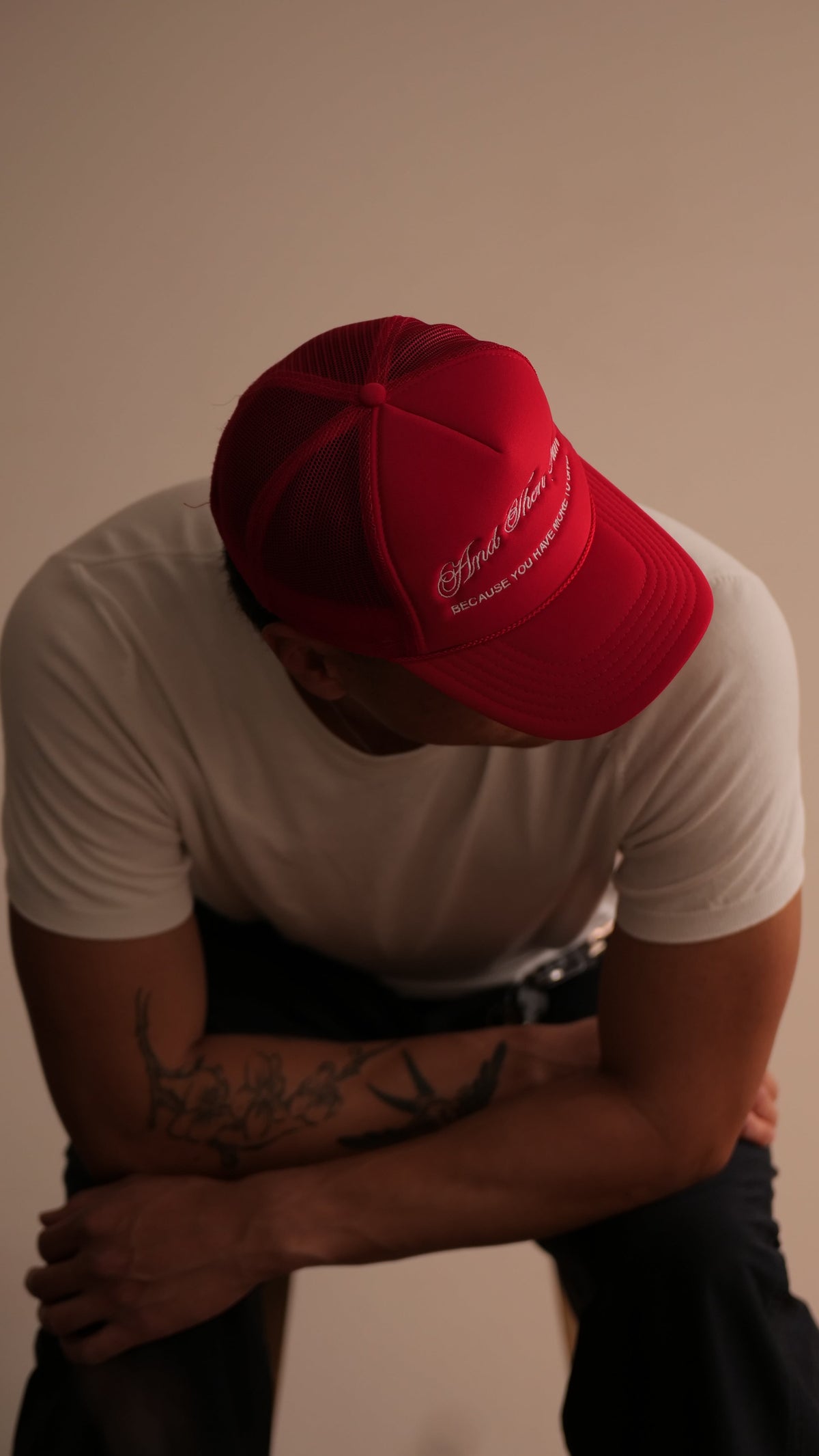 ATS Signature Trucker Hat - RED / WHITE