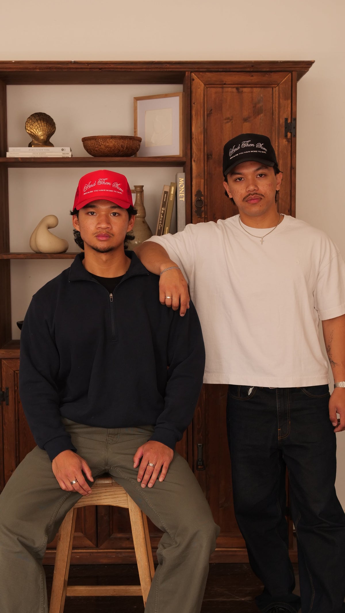 ATS Signature Trucker Hat - RED / WHITE