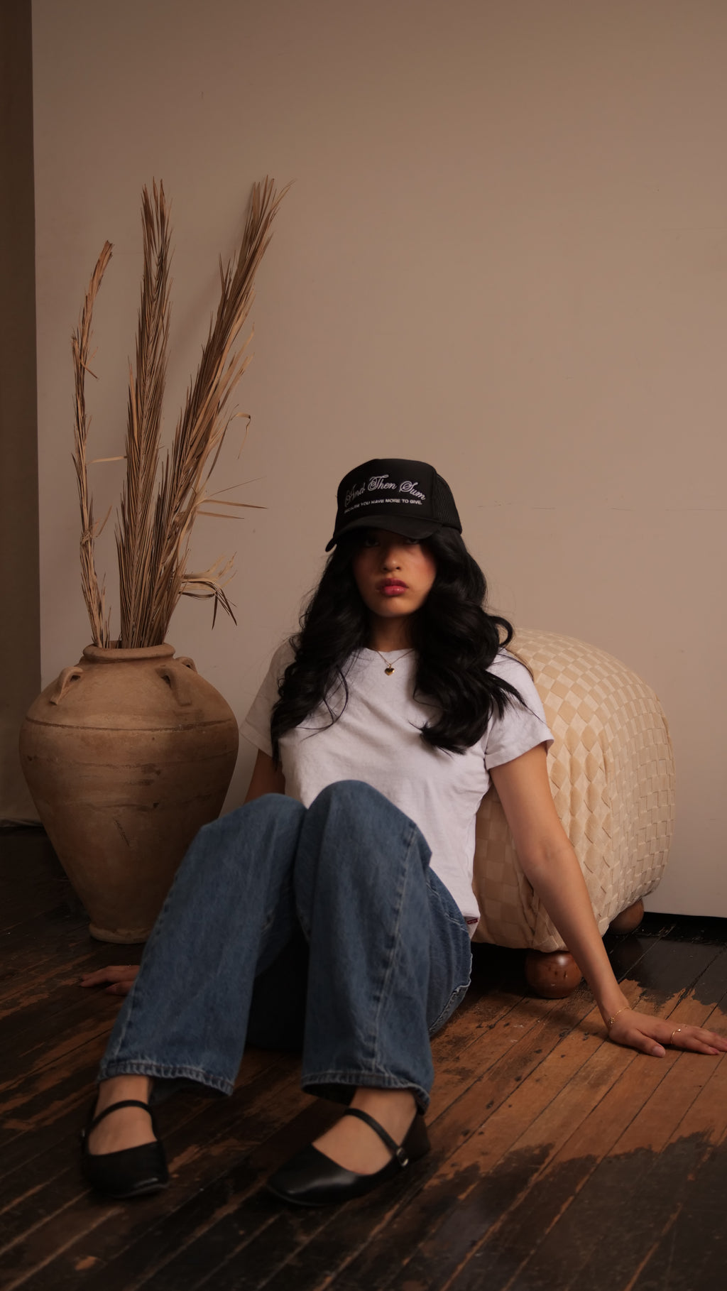 ATS Signature Trucker Hat - BLACK / WHITE