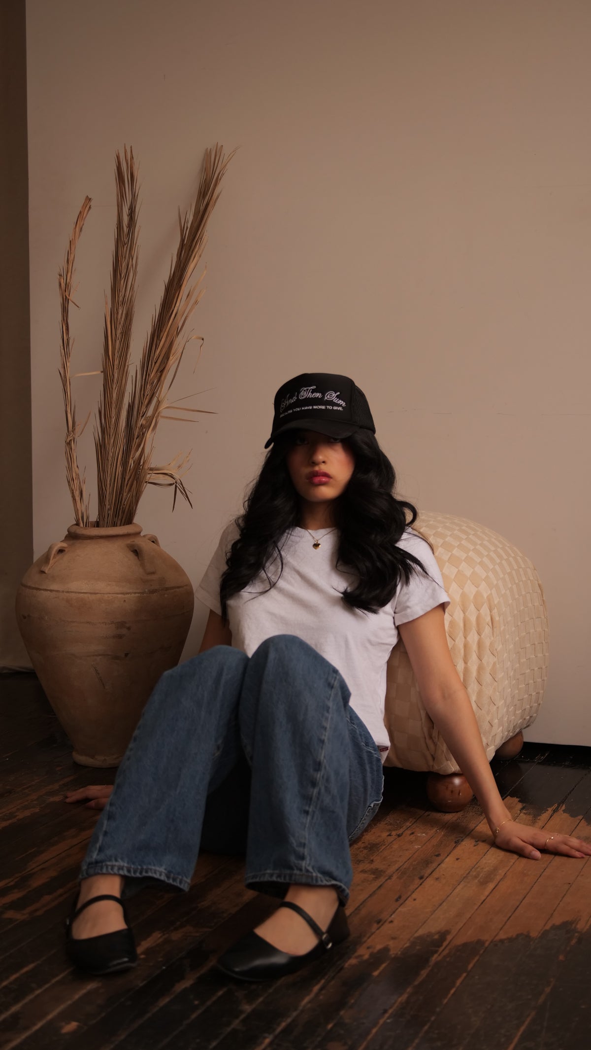 ATS Signature Trucker Hat - BLACK / WHITE