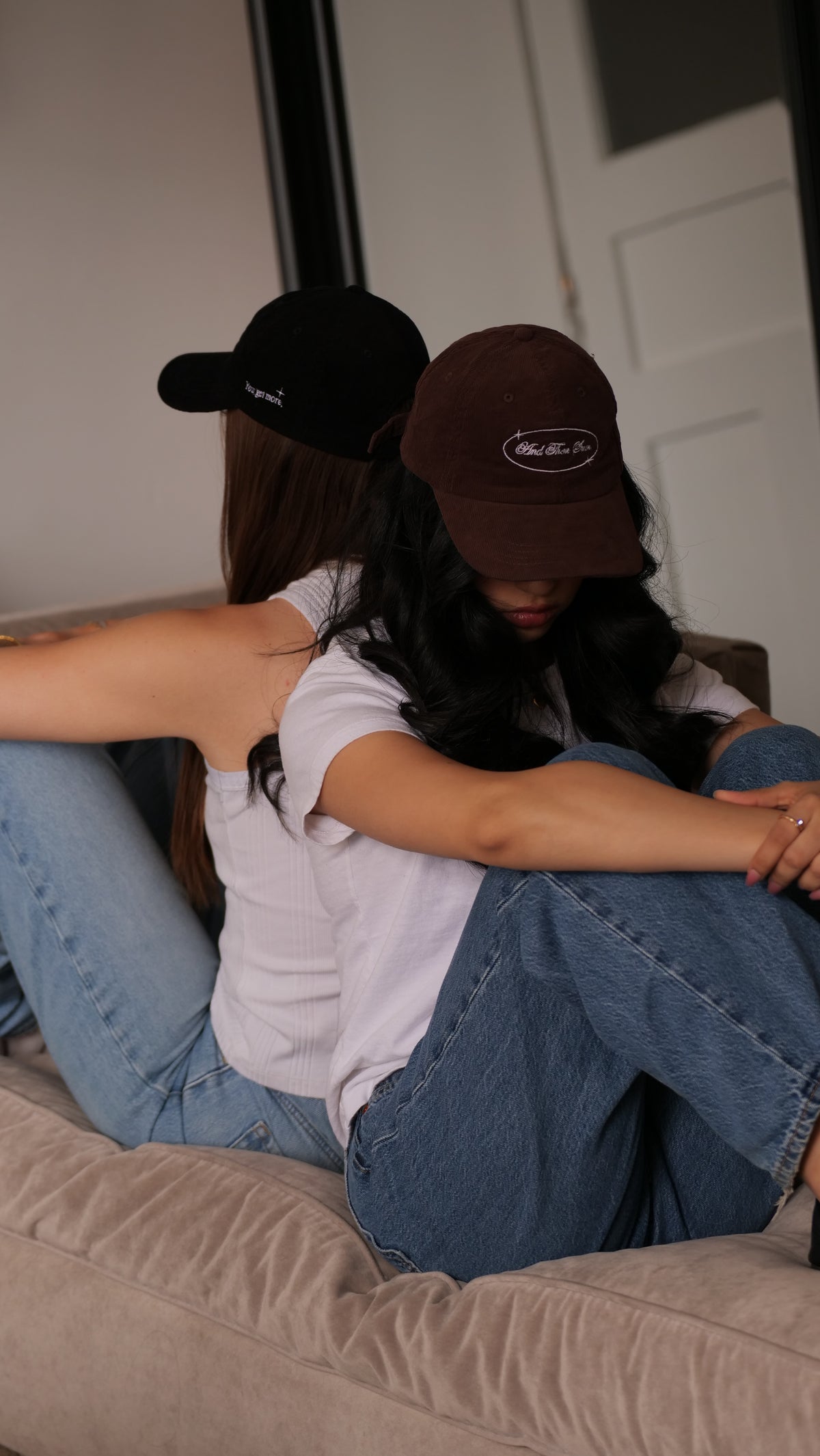 Vintage Corduroy Cap - BROWN