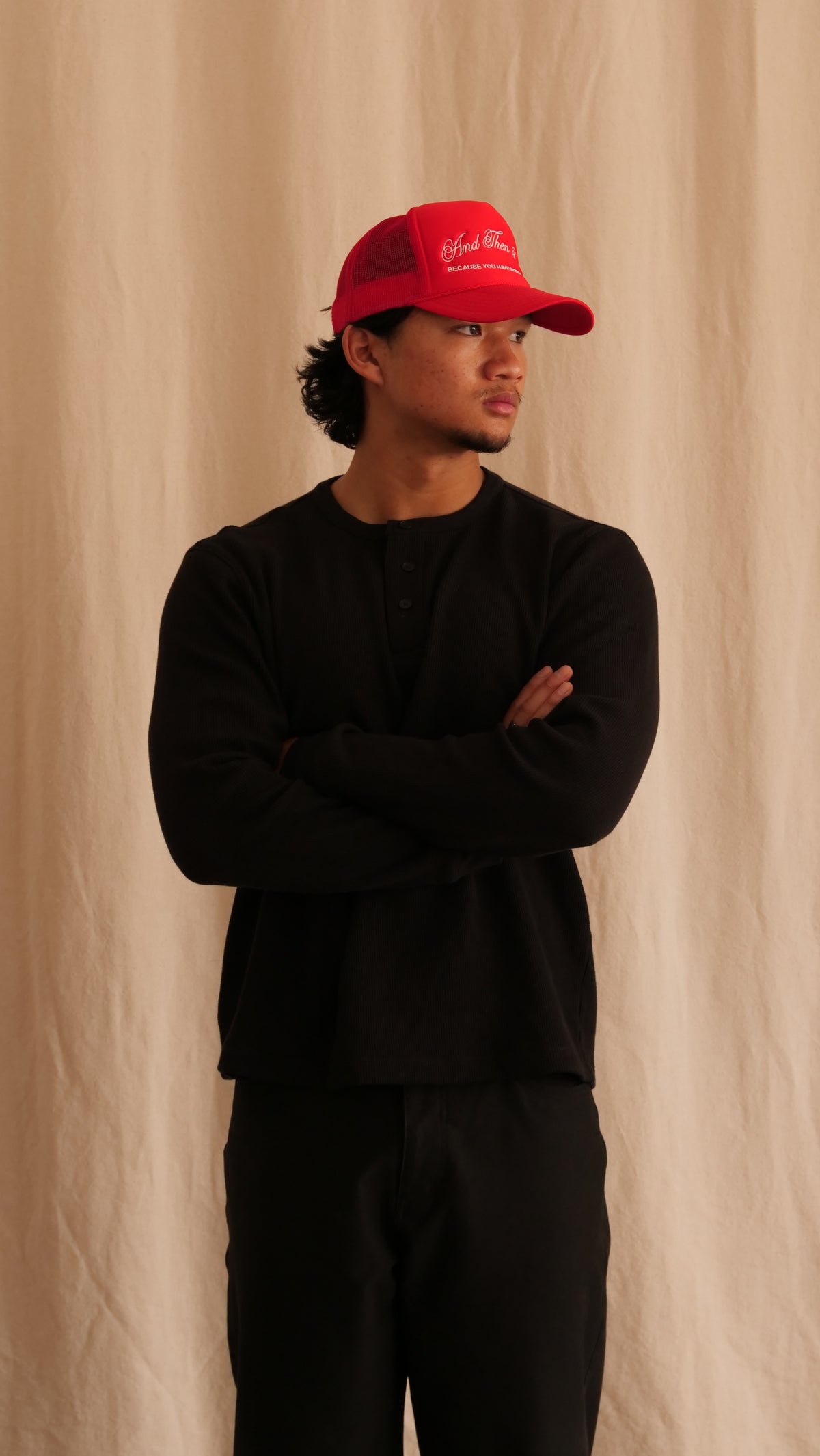 ATS Signature Trucker Hat - RED / WHITE